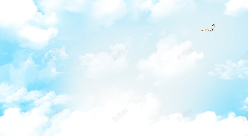 天空元素png免抠素材_新图网 https://ixintu.com 云朵 天空 天空风景元素 白云 背景元素 蓝天