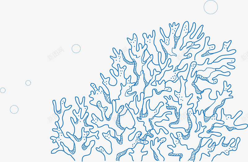 世界海洋日手绘蓝色珊瑚png免抠素材_新图网 https://ixintu.com 一株珊瑚 世界海洋日 手绘珊瑚 绘画 茂盛珊瑚 蓝色珊瑚