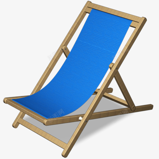 蓝色沙滩椅png免抠素材_新图网 https://ixintu.com 沙滩椅 蓝色