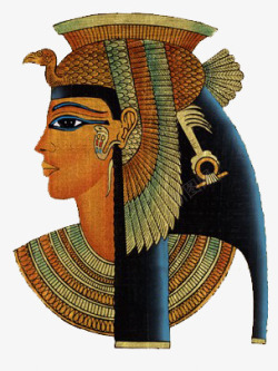 古埃及艳后头像雕塑素材