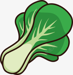 q版卡通猪卡通插画健康蔬菜高清图片