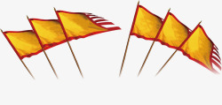 战国军队旗帜素材