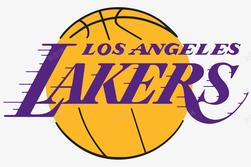 洛杉矶湖人队logo图标png_新图网 https://ixintu.com NBA logo 洛杉矶 湖人 科比 篮球