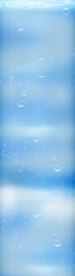 透明水气泡海底背景高清图片