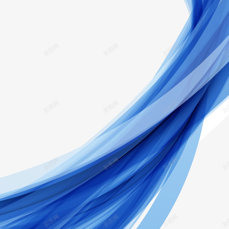 曲线png免抠素材_新图网 https://ixintu.com 商务曲线 宣传单页边框 曲线 海报装饰 矢量曲线 蓝色曲线