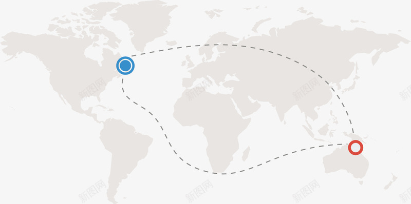 创意灰色世界地图png免抠素材_新图网 https://ixintu.com 世界 世界地图轮廓 地址 数字连线 物流 运输 连线