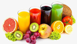 营养丰富的果汁新鲜营养的蔬菜果汁高清图片