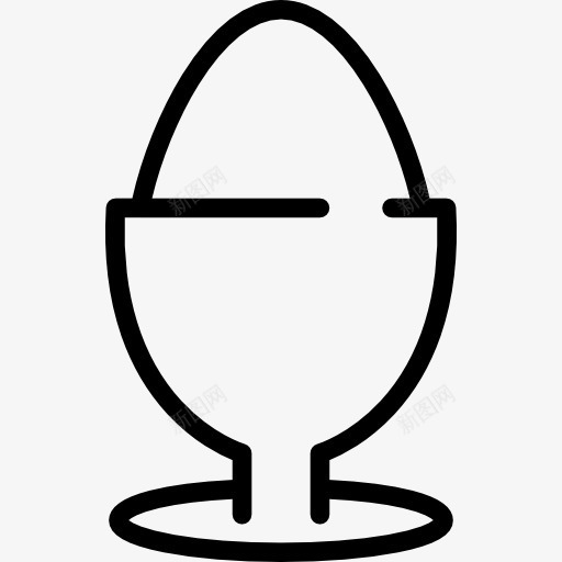 煮鸡蛋杯图标png_新图网 https://ixintu.com 午餐 烹饪 蒸 蒸蛋 食品