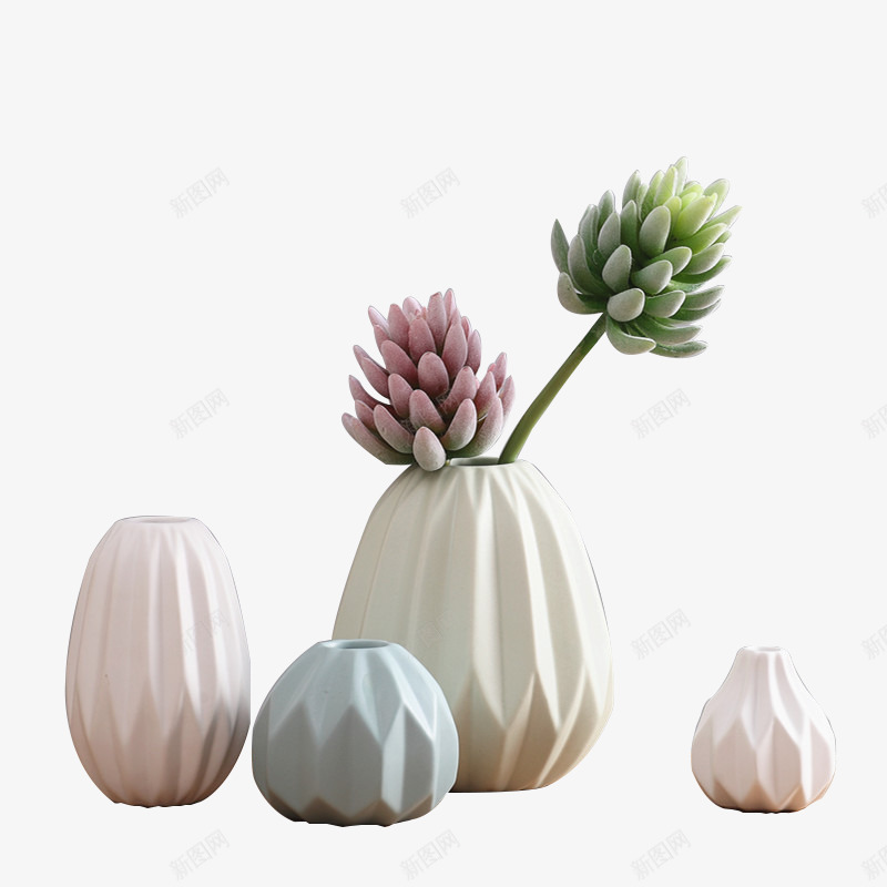 植物造型花瓶花朵png免抠素材_新图网 https://ixintu.com 植物 花朵 花瓶 造型
