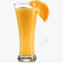 杯子橙汁高清图片