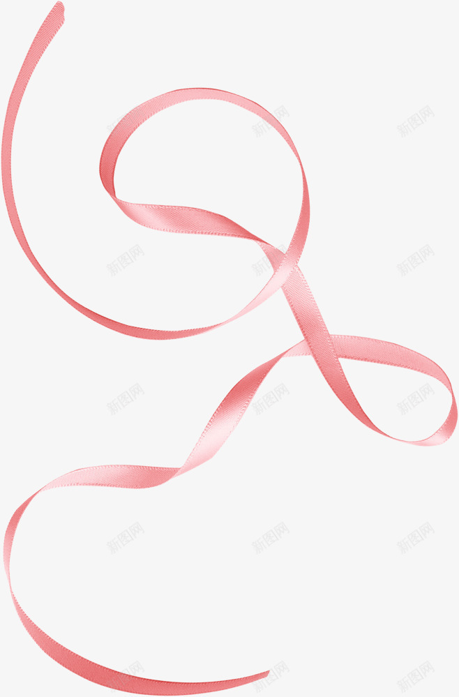 粉红色的丝绸丝带效果png免抠素材_新图网 https://ixintu.com 丝带 丝绸 效果 粉红色