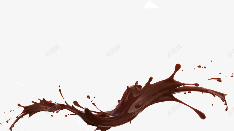 巧克力飞溅喷溅效果png免抠素材_新图网 https://ixintu.com 巧克力 巧克力液体 污渍 液体巧克力喷溅 飞溅 飞溅巧克力