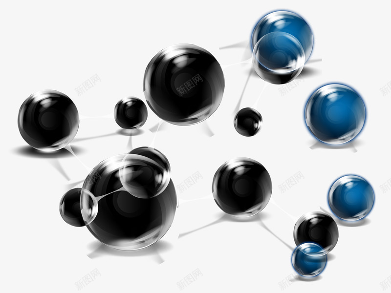 球体或细胞组织png免抠素材_新图网 https://ixintu.com 圆形 细胞 背景 装饰