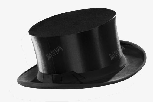 黑色节日礼帽png免抠素材_新图网 https://ixintu.com 帽子 礼帽 黑色 黑色帽子