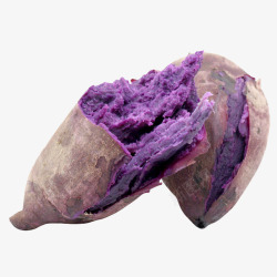 新鲜小紫薯素材