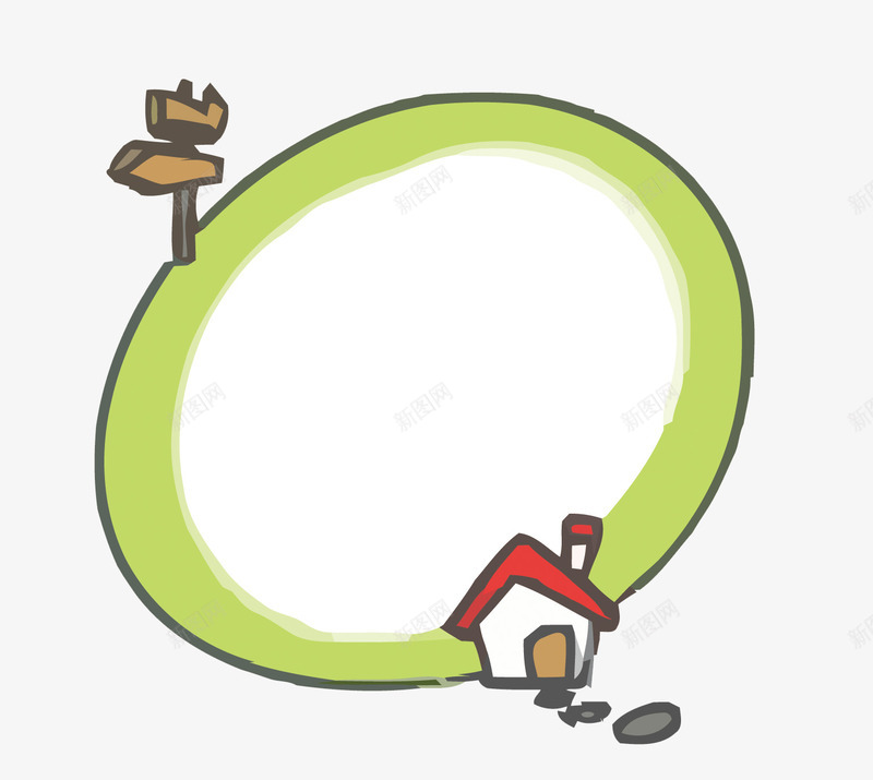 对话框矢量图eps免抠素材_新图网 https://ixintu.com PNG图片 PNG图片素材 PNG素材 PNG素材免费下载 卡通 对话框 房子 矢量图