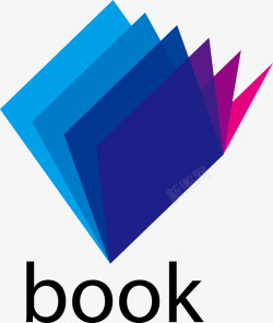 公司企业书本logo图标高清图片