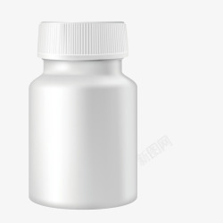 医疗瓶子白色医疗药品瓶子高清图片