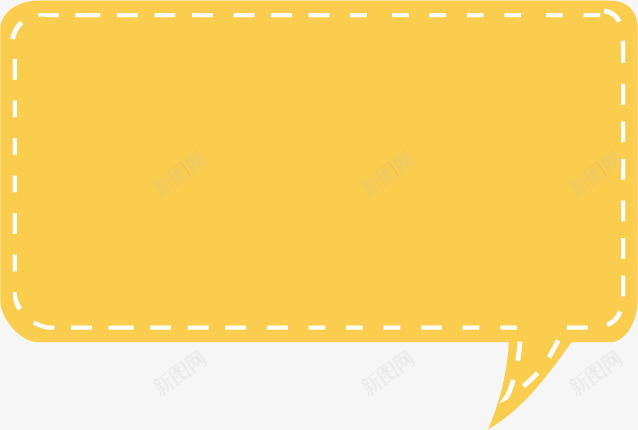 黄色对话框矢量图ai免抠素材_新图网 https://ixintu.com AI 卡通 对话框 手绘 涂鸦 线条 长方形 黄色 矢量图