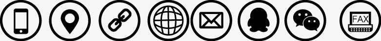 整套名片图标png免抠素材_新图网 https://ixintu.com 动漫图标 名片 名片底图 图标 微信手机 电话 邮箱