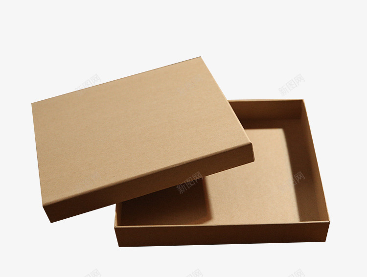 高档牛皮纸空盒子png免抠素材_新图网 https://ixintu.com 厚实牛皮纸 打开纸盒子 方形牛皮盒子 空盒子 黄色空盒子