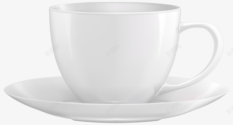 精美陶瓷杯子png免抠素材_新图网 https://ixintu.com 咖啡杯 器皿 杯具 水杯 白色杯子 白色盘子 盘子 茶杯 陶瓷杯子
