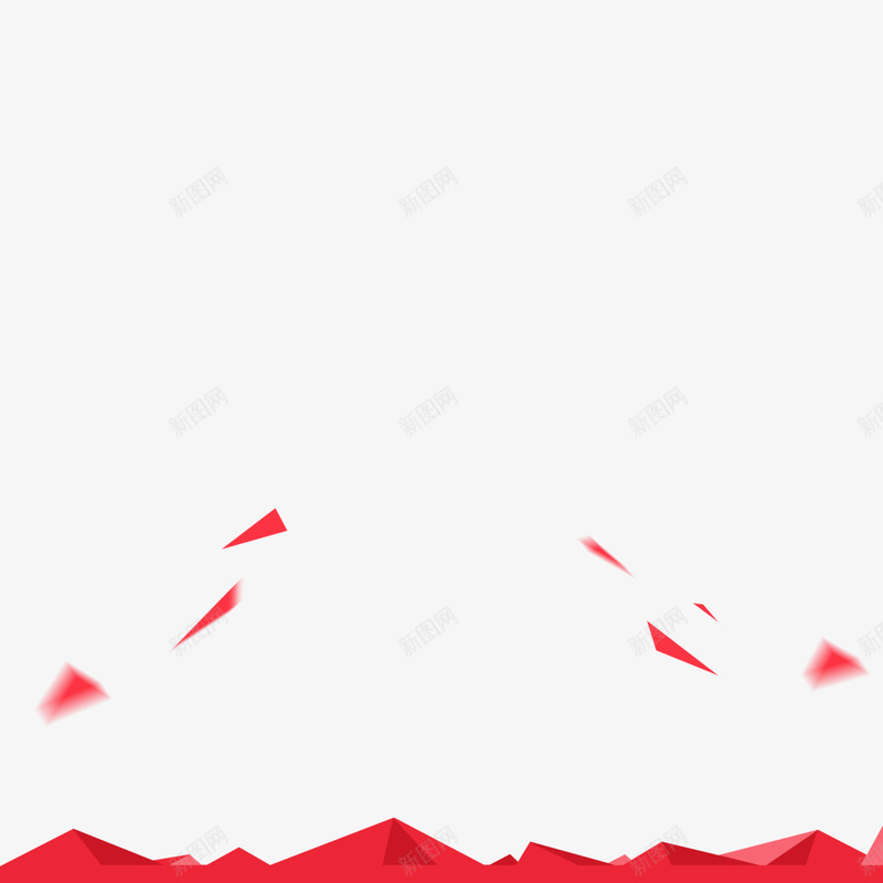 红色三角漂浮物png免抠素材_新图网 https://ixintu.com 三角形漂浮物 抽象漂浮 漂浮物素材 红色三角几何