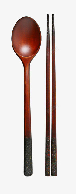 木头勺子筷子勺子木头高清图片