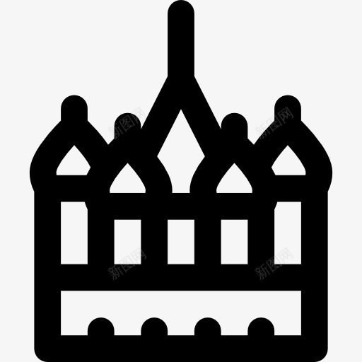 大教堂的圣罗勒图标png_新图网 https://ixintu.com 俄罗斯 圣罗勒大教堂 地标建筑 建筑 纪念碑 莫斯科