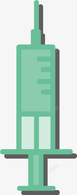 绿色针管绿色的针管矢量图高清图片