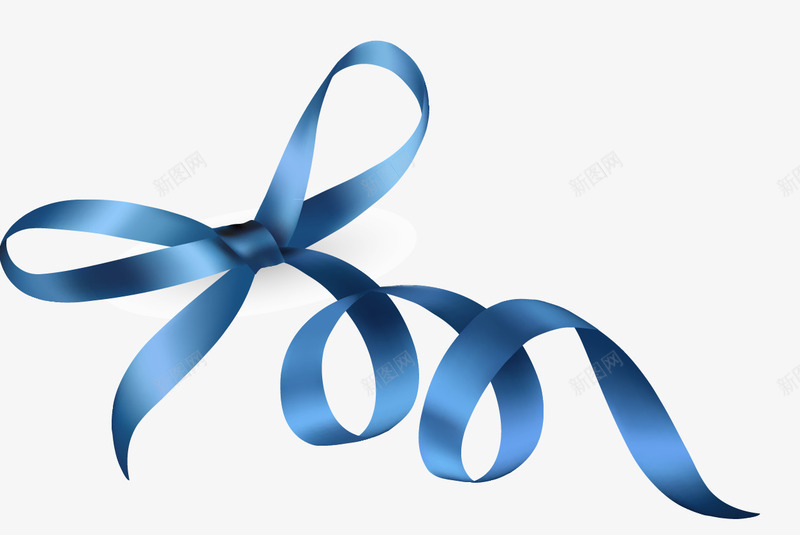 蓝色飘带装饰图案png免抠素材_新图网 https://ixintu.com 动态飘带 礼物装饰 织带 蓝色 装饰图案 飘带