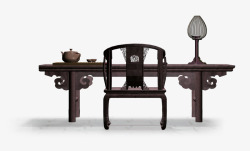 承重案台复古古典桌椅案台高清图片