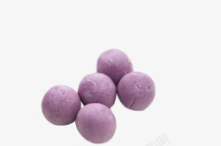 紫薯汤圆素材