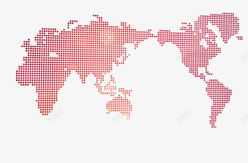 彩色世界地图png免抠素材_新图网 https://ixintu.com 世界地图 地图素材 彩色地图