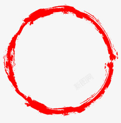 红圈手绘红圈高清图片