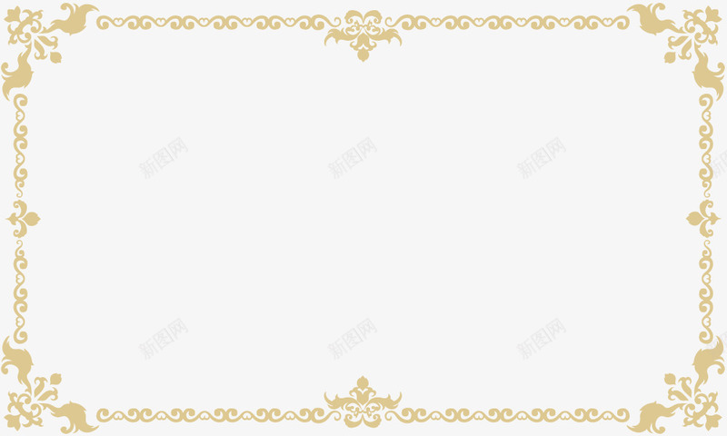 边框欧式相框促销边角png免抠素材_新图网 https://ixintu.com 欧式 相框 边框 边角