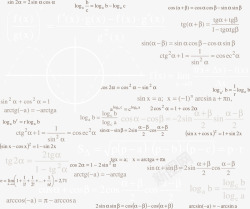 矢量数学抛物线数学公式高清图片