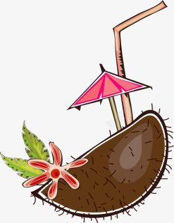 沙滩风情矢量图素材