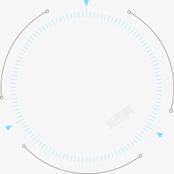 简洁边框设计科技感表盘高清图片