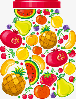 水果缤纷矢量图素材