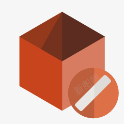 盒子取消flaticons图标png_新图网 https://ixintu.com box cancel 取消 盒子