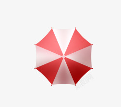 雨伞俯视俯视伞面雨伞太阳伞高清图片