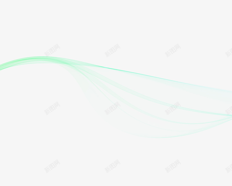 彩色的线条17png免抠素材_新图网 https://ixintu.com 彩色 曲线 线条 绿色