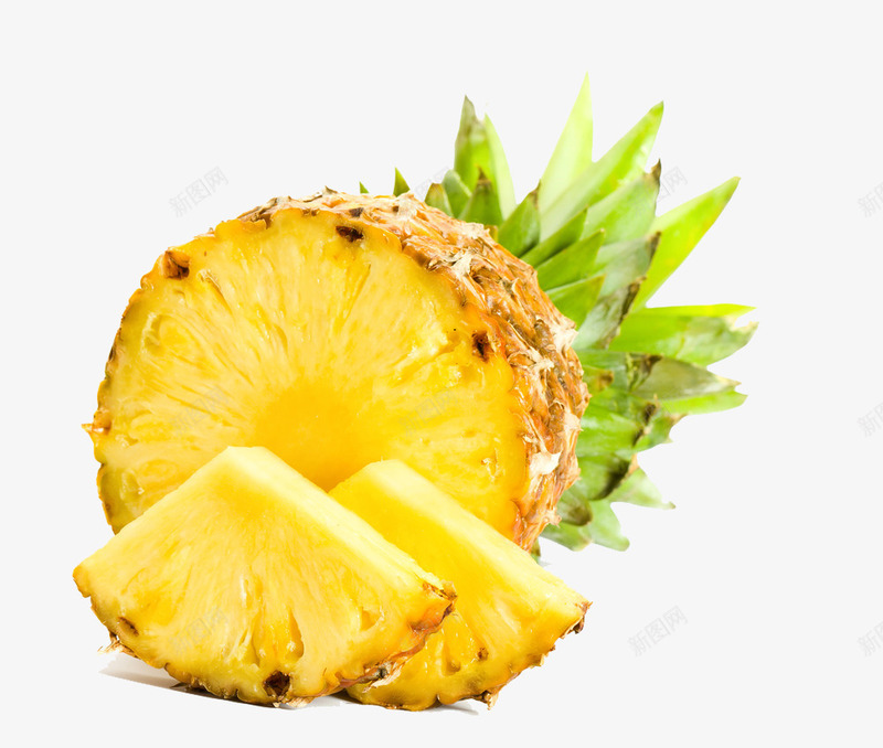 有营养的水果菠萝png免抠素材_新图网 https://ixintu.com 产品实物 凤梨 水果 维生素 菠萝 营养 食物