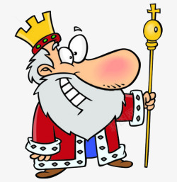国王的权杖卡通手拿权杖的国王高清图片