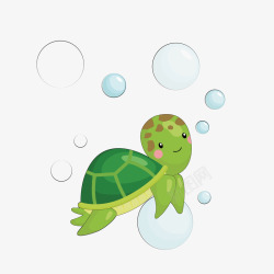 海龟插画矢量图素材