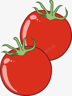 红色西红柿番茄红色的西红柿矢量图高清图片