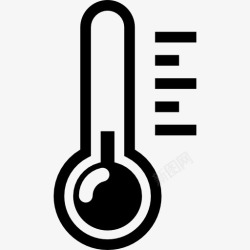 书写工具和用具温度计图标高清图片