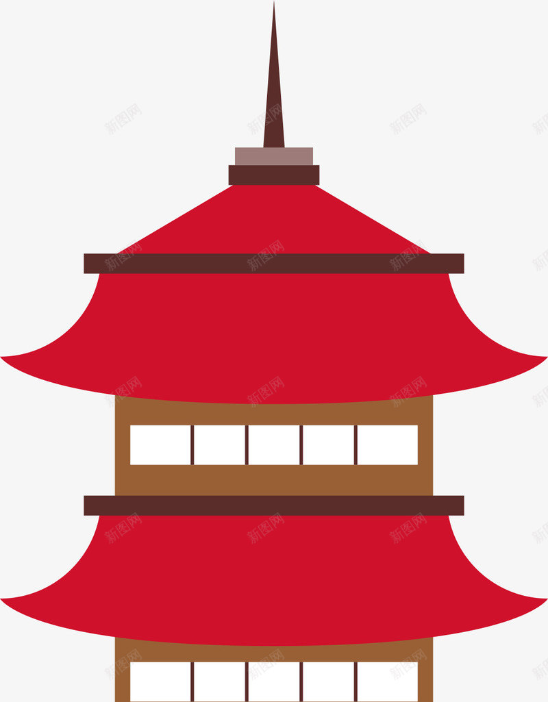 卡通日本元素png免抠素材_新图网 https://ixintu.com 日本 日本元素 神社