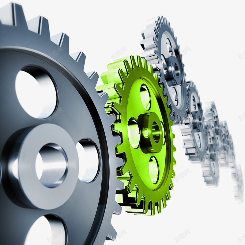 绿色的齿轮png免抠素材_新图网 https://ixintu.com 3d齿轮 手绘齿轮 绿色的齿轮 零件元素 齿轮 齿轮背景装饰 齿轮装饰